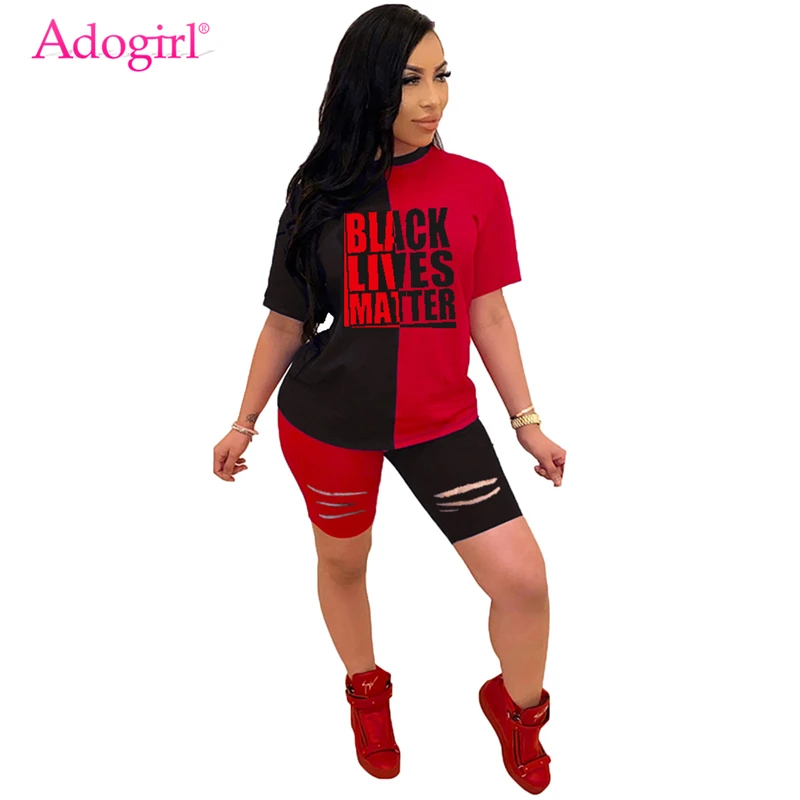 Женский костюм из двух предметов Adogirl свободная футболка с круглым вырезом и