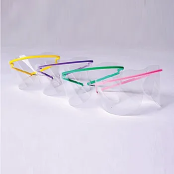 

20PC Anti-Splash Clear Mask Protective Adjustable Dust-proof Full Face Cover Mask Visor Shield Droplet Windproof Face Shield 512
