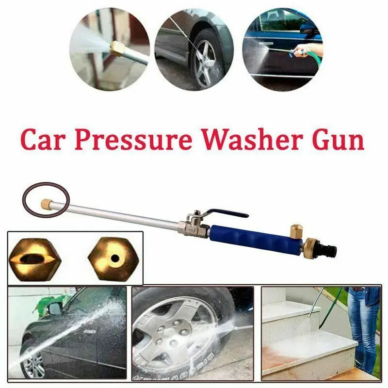 

High Quality Garden Hose High Pressure Power Hydro Jet Washer Water Spray Gun Nozzle Wand