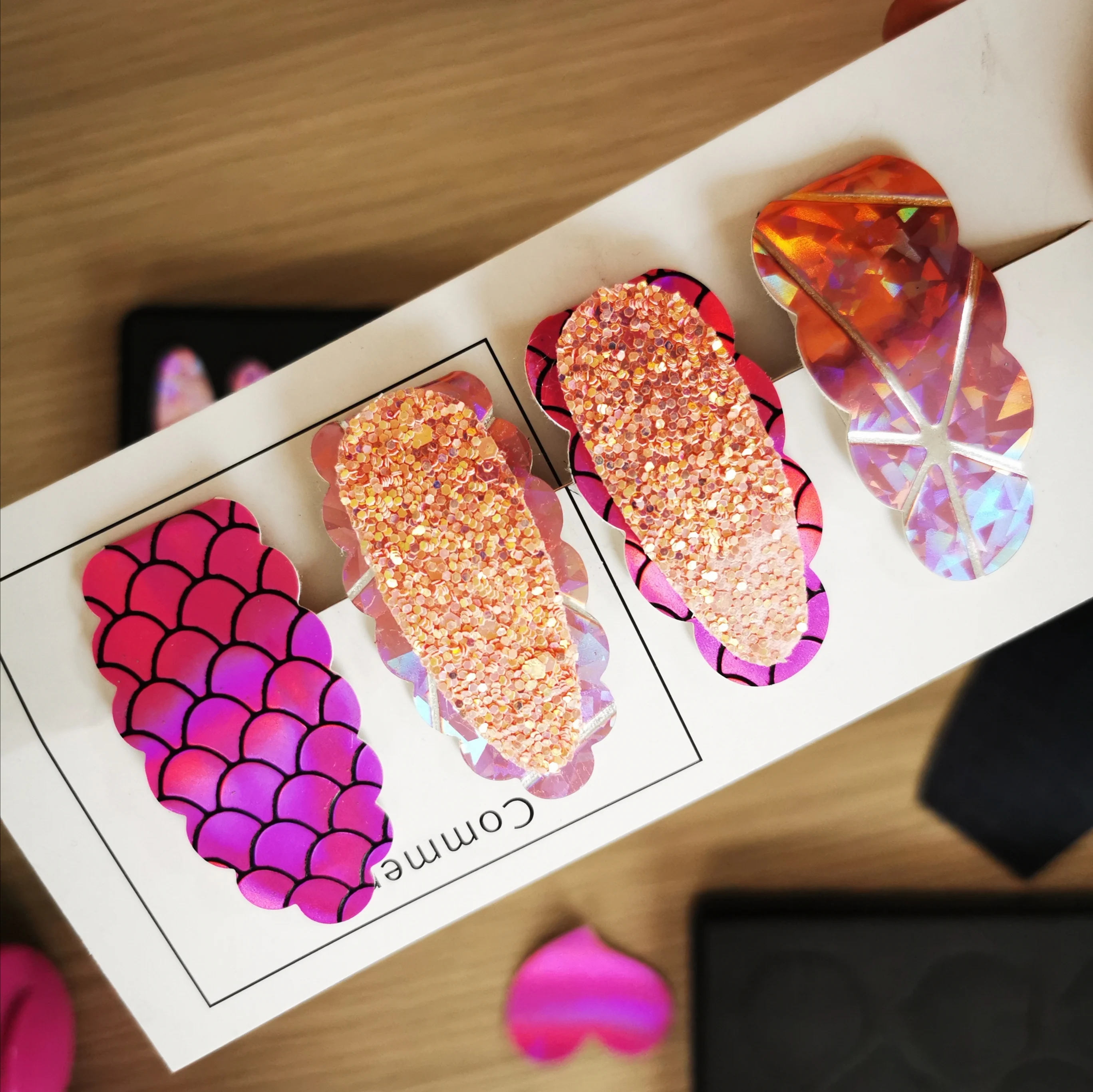 

Headwear Snapclips cutting die JC-clips-0013
