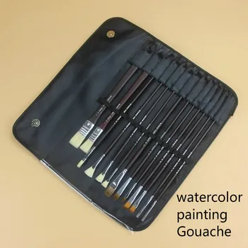 

Painting graffiti diy gouache brush nylon pen 13 pieces oil brush acrylic painting oil brush art test water chalk