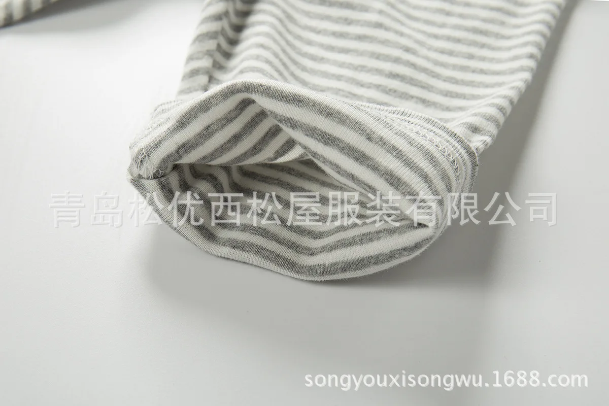 Детские штаны в серую полоску с изображением слона, стиль-song you Nishimatsu House, для детей 19 лет, весна-лето, воздухопроницаемые штаны 5 штанов