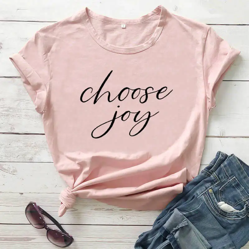 

Футболка из 100% хлопка с надписью «Choose Joy Funny», футболка с принтом «Вера», рубашка «Lift Attitude», футболки с надписью «Scripture» для мам, крутые топы для мам