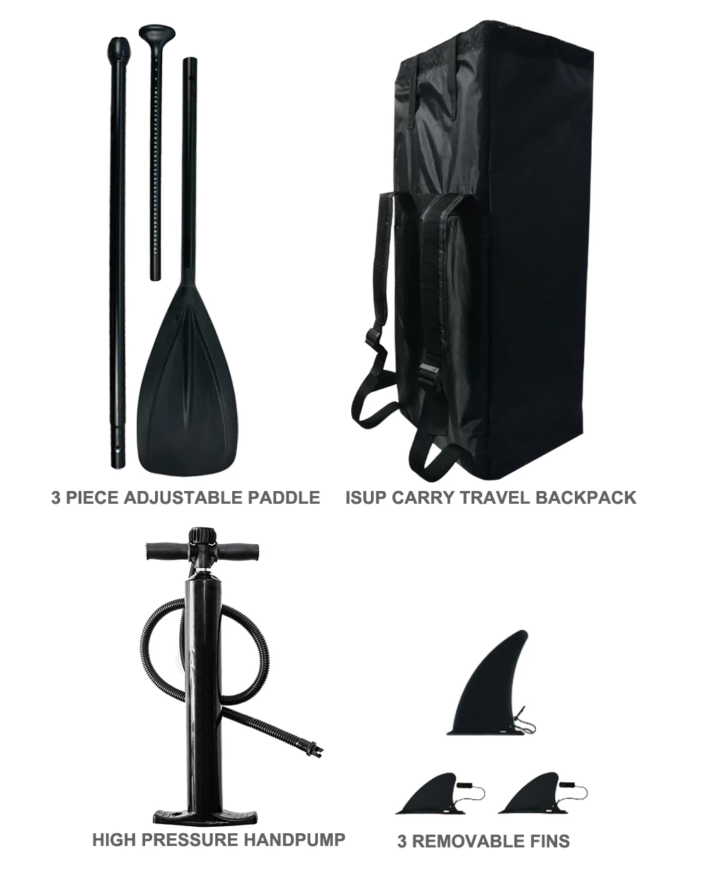 Надувной стоячий весло доска Sup-доска для серфинга каяк серфинга набор 11'" x33''x6'' с рюкзаком, поводком, насосом, водонепроницаемой сумкой