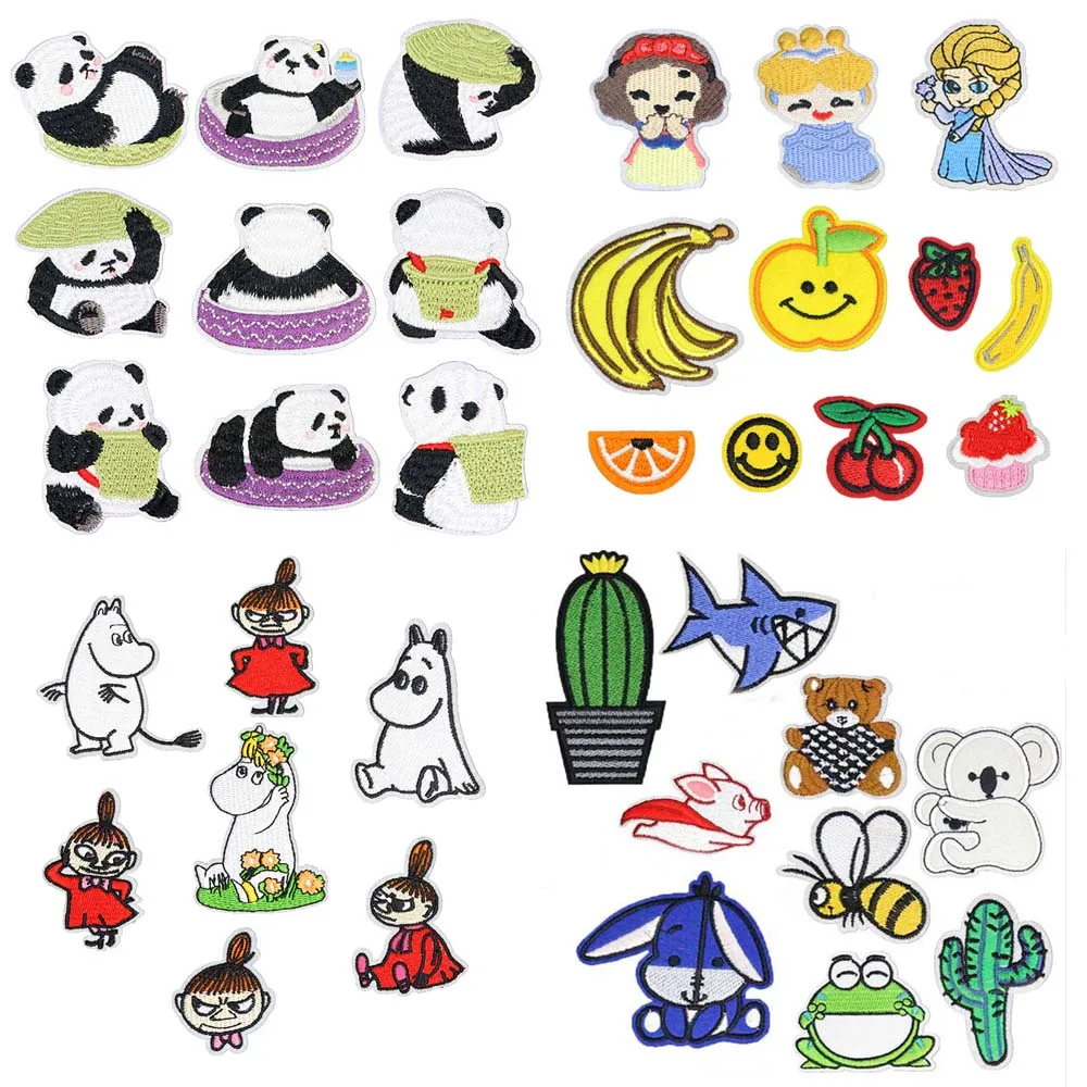 

Koala Panda Animal Fabric Embroidered Patch Cap Clothes Sticker Bag Sew Iron On Applique DIY Apparel Sewing Clothing Accessories