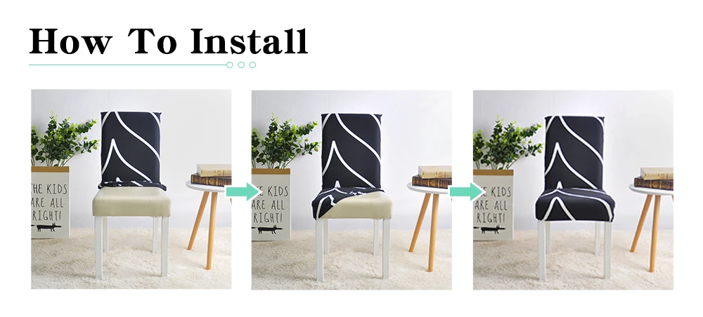 Plush Chair Covers Spandex Elastic Stretch Removable For Wedding Party Home Kitchen Dining room office Anti-dirty Solid Color