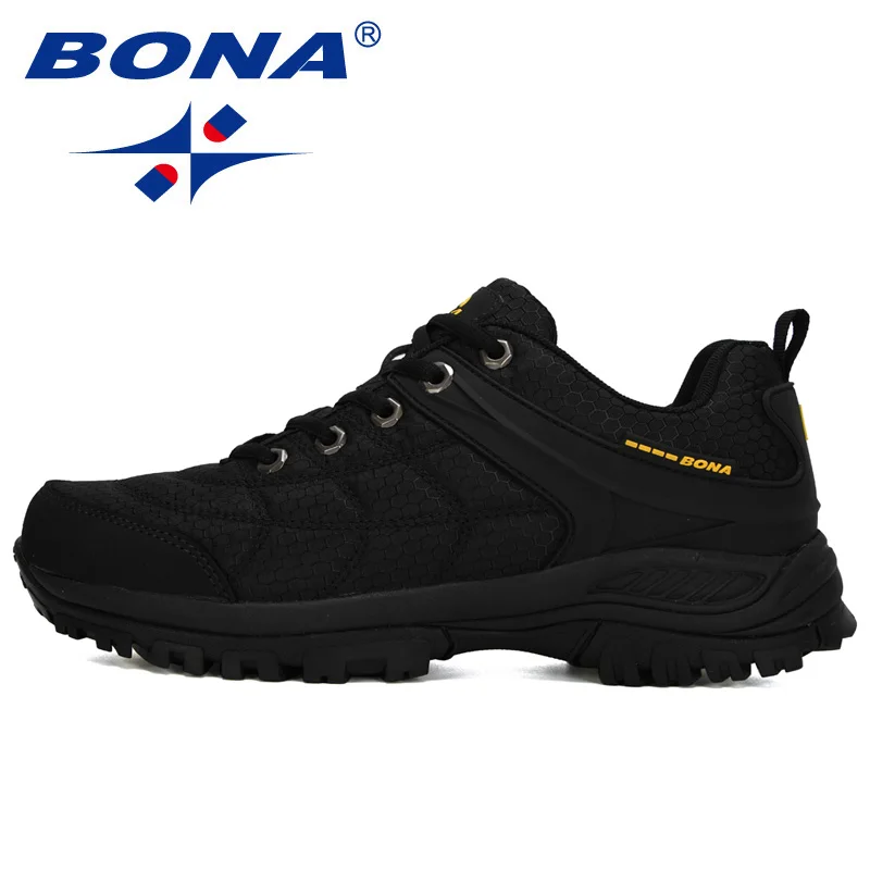 BONA-Chaussures de randonnée en maille de cuir nuso k pour hommes, baskets d'escalade, de sport, de plein air, de nouveaux créateurs populaires