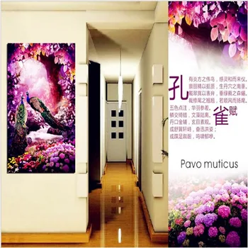 

5D diamond painting Chinese style lovers peacock dot drill cross stitch decorative painting diamond embroidery Paintings