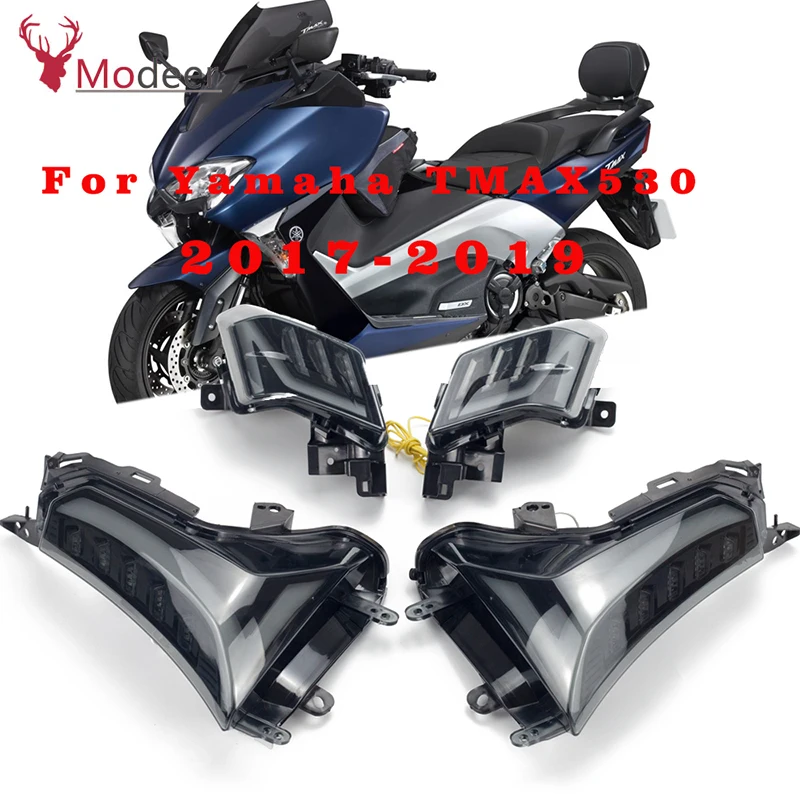 Для T MAX 530 СВЕТОДИОДНЫЕ указатели поворота Передние Задние задние стоп-сигналы Индикаторы для мотоцикла для Yamaha TMAX 530 SX DX