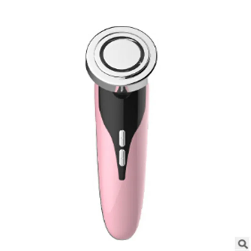 

Newest Facial Thermostat Beauty Introduction Instrument Face Cleansing Massage Red And Blue Light Ultrasound Beauty Instrument