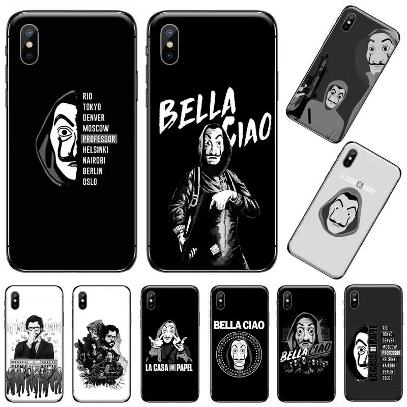 Money Heist House Paper spain tv Phone Case for iPhone 11 12 pro XS MAX 8 7 6 6S Plus X 5S SE 2020 XR | Мобильные телефоны и