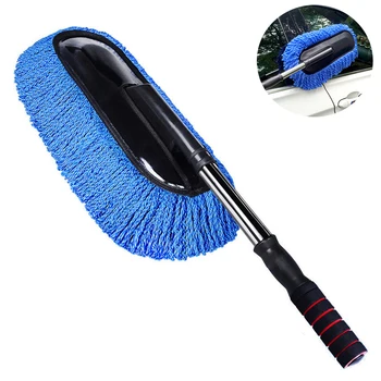 

Car Wash Cleaning Mop Brush Duster Microfiber Chenille Adjustable Handle Telescoping Dusting Tool Car Surface Cleaning Tools