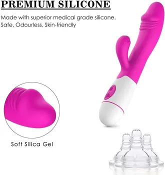 Sex Toys G-Spot Rabbit Vibrators For Women Silicone Dildo Female Masturbators Clitoris Massager Sex Toys For Women Adult18 Toys 4