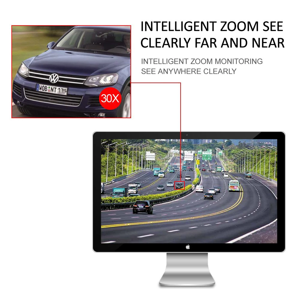 LOFAM PTZ IP Камера 5MP 2MP 4 дюйма H.265 30x зум Открытый Водонепроницаемый CCTV камеры