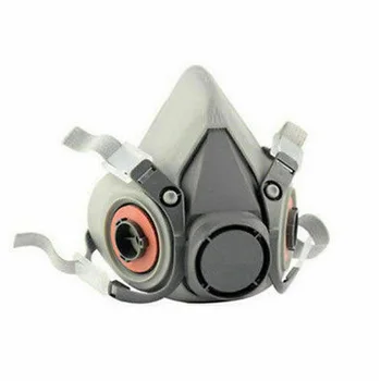 

Half Face Painting Spraying Gas Protector Cover Safety Dust Filter Kit 6200 For Painting And Organic Vapor Protective