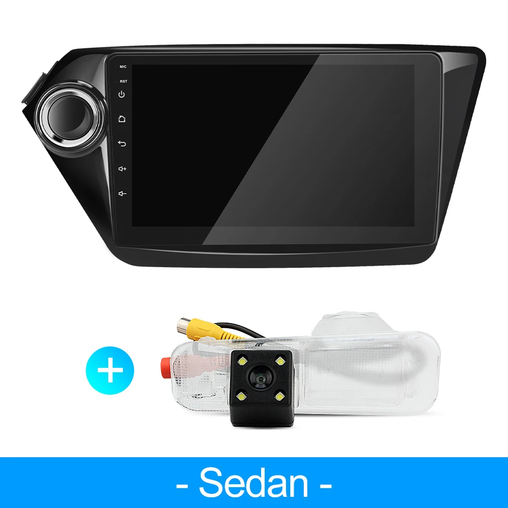 Автомобильный dvd для Kia rio k2 gps плеер радио gps навигация видео плеер Автомобильный мультимедийный плеер android 9,0 PX6 - Цвет: with sedan