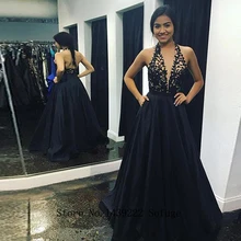 Простое черное сексуальное вечернее платье с v-образным вырезом, вечернее платье с открытой спиной, плиссированное бисером, Vestidos De Fiesta De Noche Robe De Soiree Plus