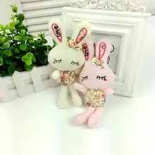 Детская плюшевая игрушка маленькая плюшевая подвеска Длинные ноги хлопок принты любящее сердце кролик плюшевые игрушки милые животные плюшевые игрушки Детский подарок