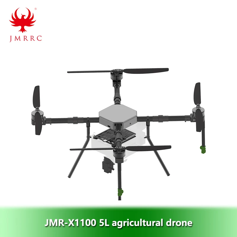 JMR-X1100 5L четырехосевая сельскохозяйственная спрей рама беспилотника комплект 1300 мм Колесная база Складная летная платформа БПЛА