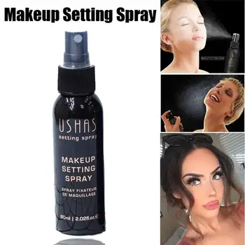 

60ML Bottle Cosmetic Matte Finish Long Lasting Face Make up Fixer Finishing Foundation Spray Cosmetic For Women waterproof