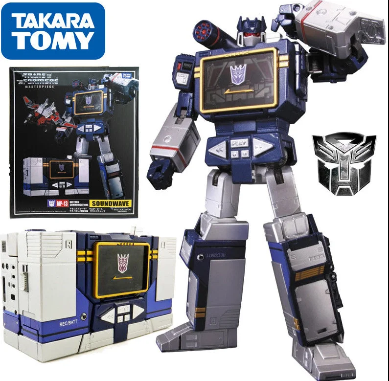 Takara Tomy Трансформеры роботы MP13 Soundwave Mp-13 ко деформации фигурка коллекционная игрушка