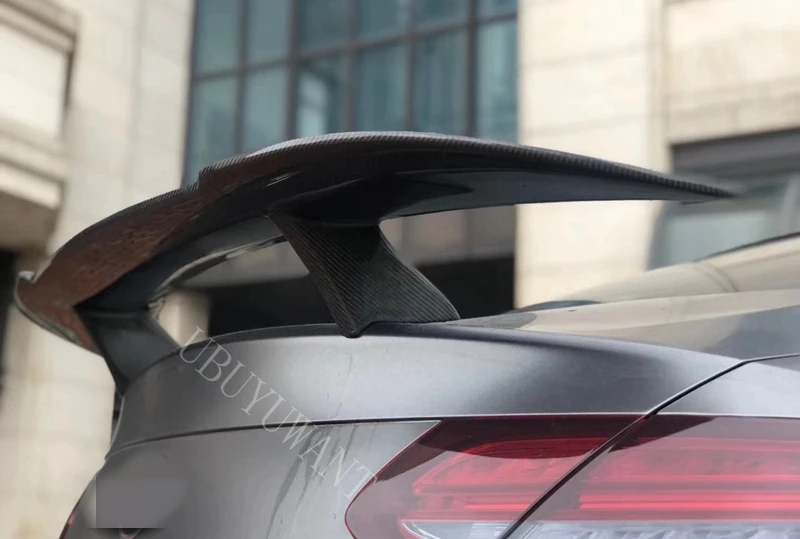 Спойлер из углеродного волокна для Mercedes Benz C class C180 C250 W205 2 двери купе- внешний задний багажник багажника крыло