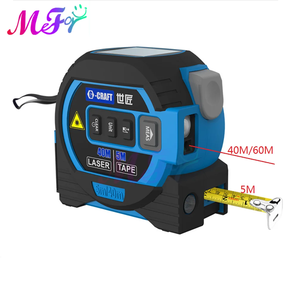 3 In 1 Professional Laser Tape Measure Rangefinder Infrared Electronic