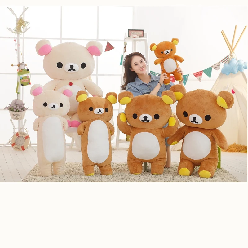 Курица Super Rilakkuma милый мультяшный медведь животное украшение для дома кукла