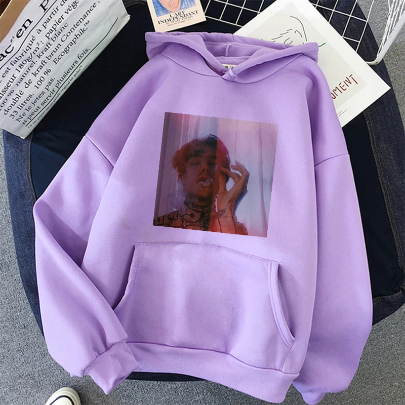Толстовка с капюшоном для мужчин и женщин Lil Peep Hell Boy Cry Baby пуловер свитшот