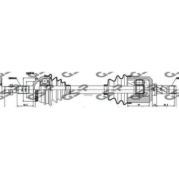 

Drive assembly Volvo 850 (854) GSP art. 262001