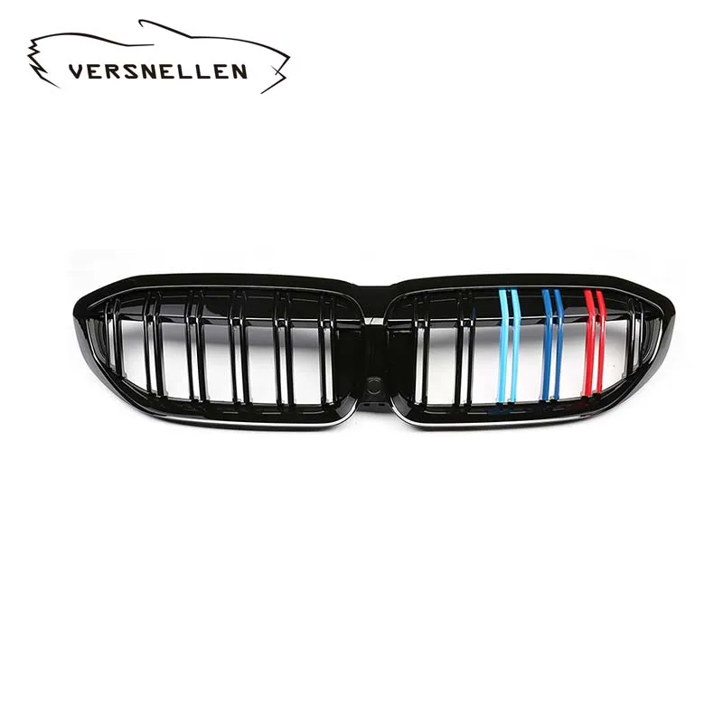 

Front Kidney grill For BMW new 3 series G20 G28 2019 Racing Grills carbon fiber Front Kidney Grille double line