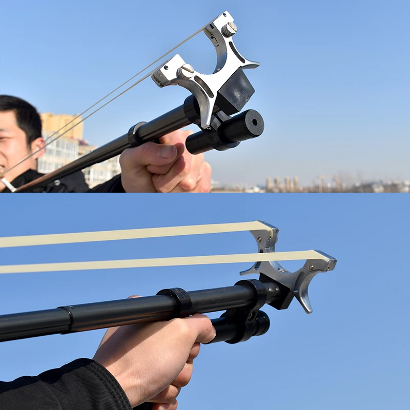 Gtmat-estilingue de alta precisão com elástico para arco de caça