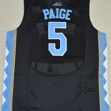 Новое поступление г. Северная Каролина Tar heets Маркус Пейдж 5 горячая Распродажа-черный ACC патч Джерси