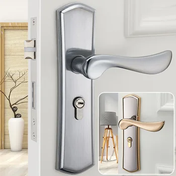 

Interior door locks Double Security Entry Mortise house door Lock Set stainless steel gate locks safe handle keylock