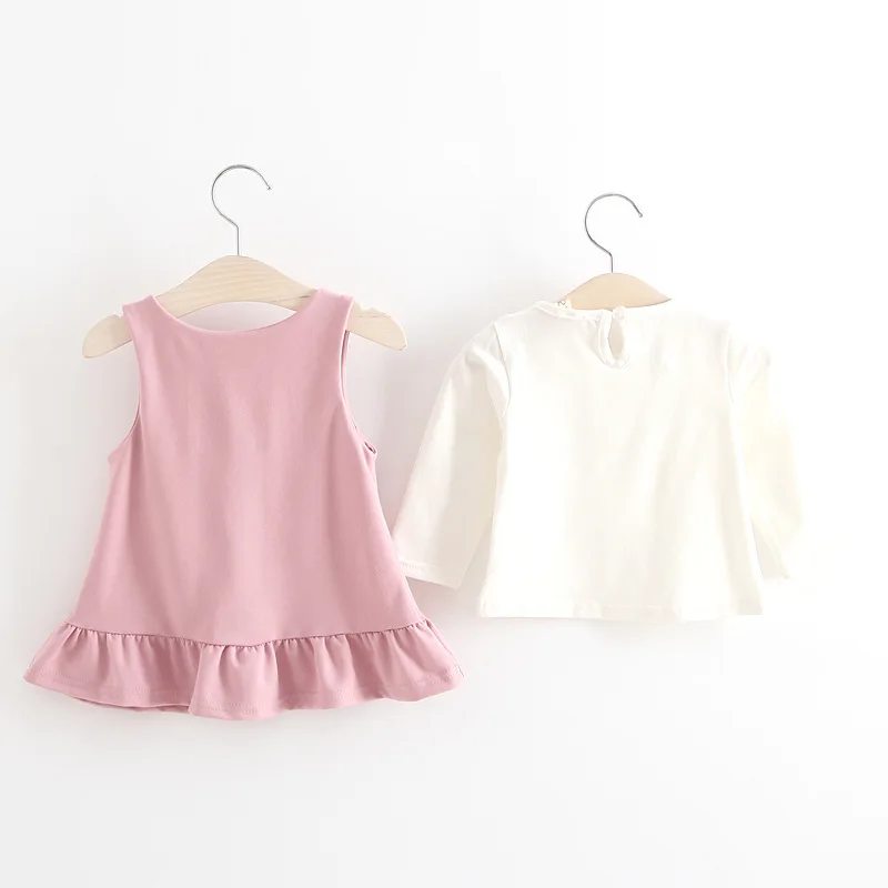 Одежда для маленьких девочек коллекция года, новое осенне-зимнее платье принцессы с длинными рукавами для новорожденных, 1 платье для дня рождения, 2 года