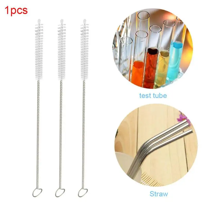 

Reusable Metal Drinking Straw Cleaner Brush Test Tube Bottle Cleaning Tool