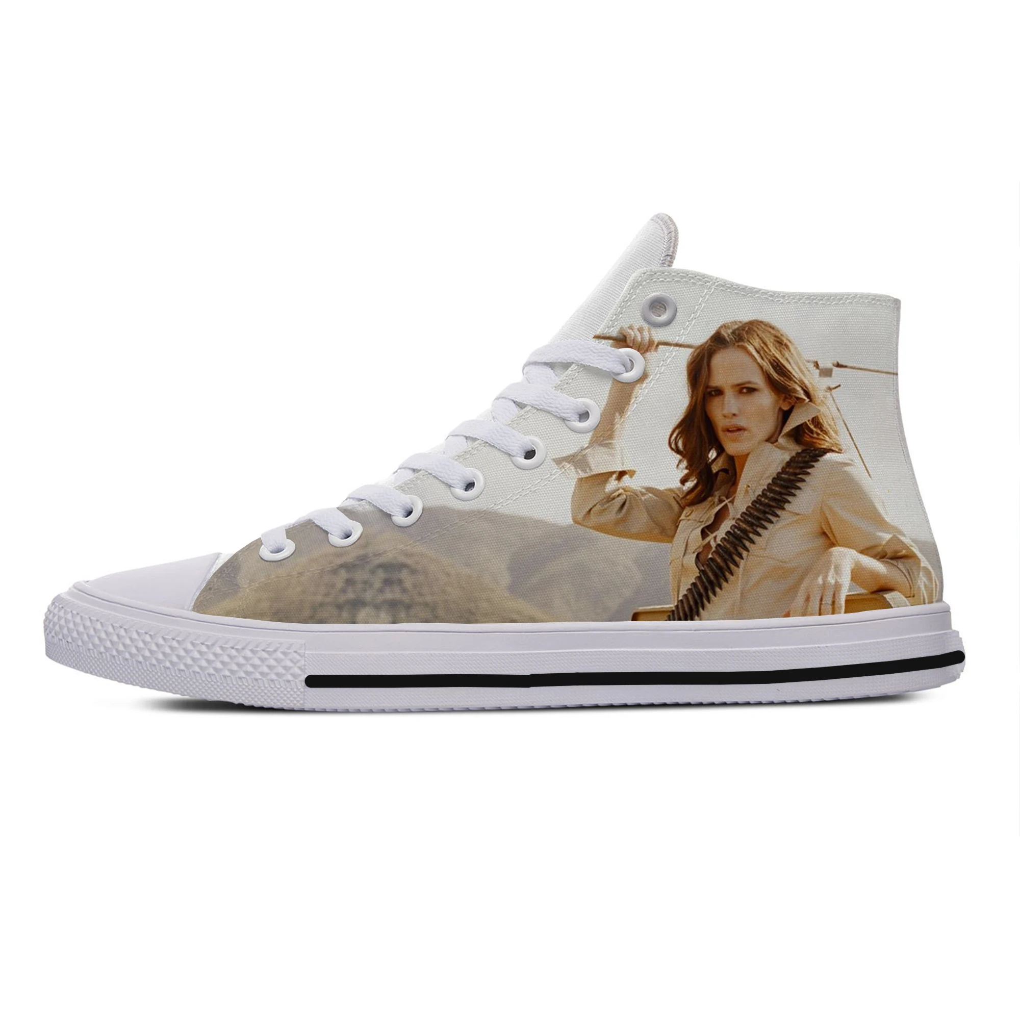 

2019 Hot Cool Fashion Pop Funny New Summer High Quality Sneakers Handiness Casual Shoes 3D Printed For Men Women Jennifer Garner