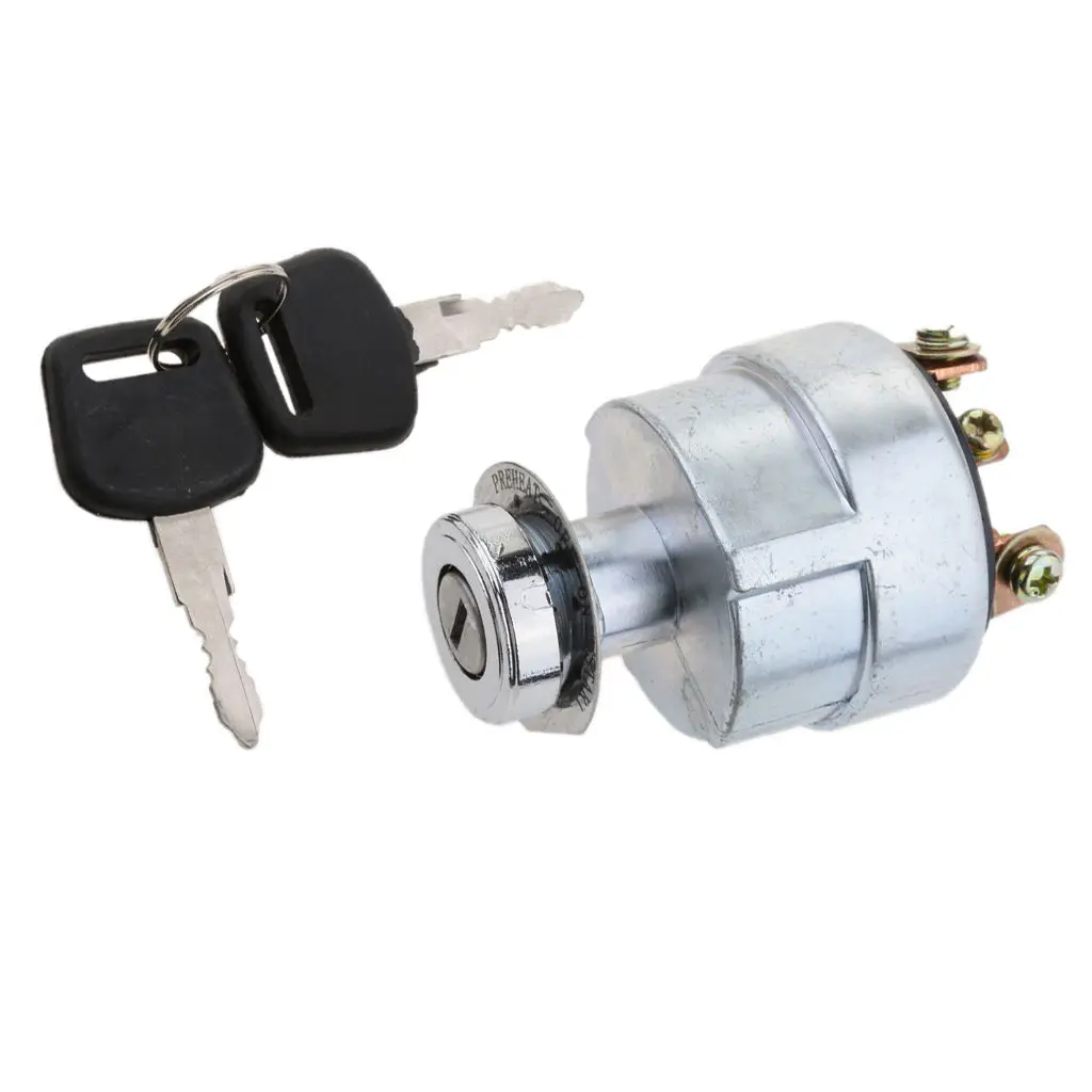 Universal Ignition Cylinder Lock Switch Starter For Farm Vehicles Tractors Switches & Relays