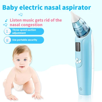 

Nose Cleaner Newborn Baby Electric Sucker Cleaner Sniffling Equipment Safe Hygienic Nose Sucker Nasal Care Baby Nasal Aspirator