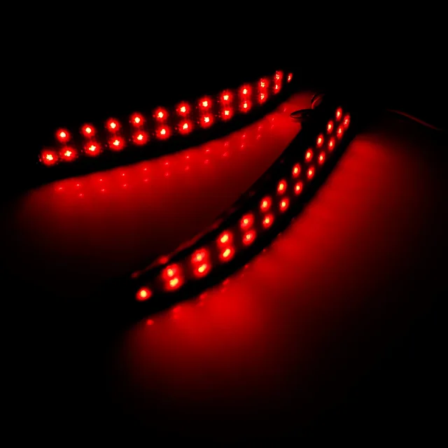 ANGRONG 2X Black Smoked Lens LED Rear Bumper Reflector Brake Light Red For BMW  E70 X5 06-13 - AliExpress