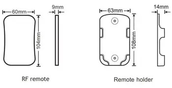 

M2 LED Controller Dimmer Color Temperature Adjustable Dimming CT Control Bi-colored White 3000K - 6500K 5050 3528 Strip JK189