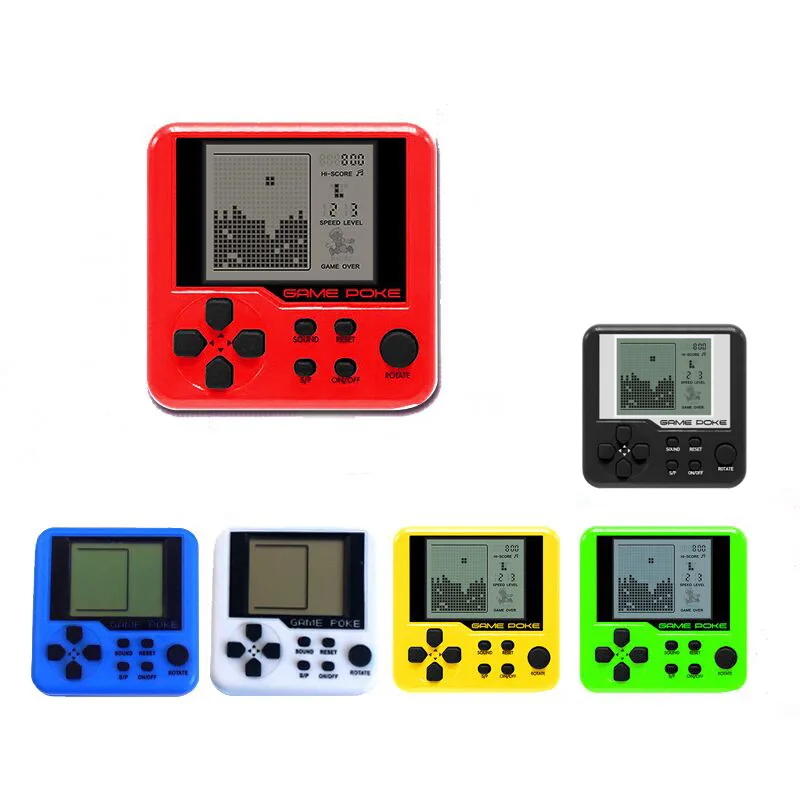 

Ultra-small mini Tetris Children handheld game console Portable LCD Players Children Toy Educational Electronic Toys classic