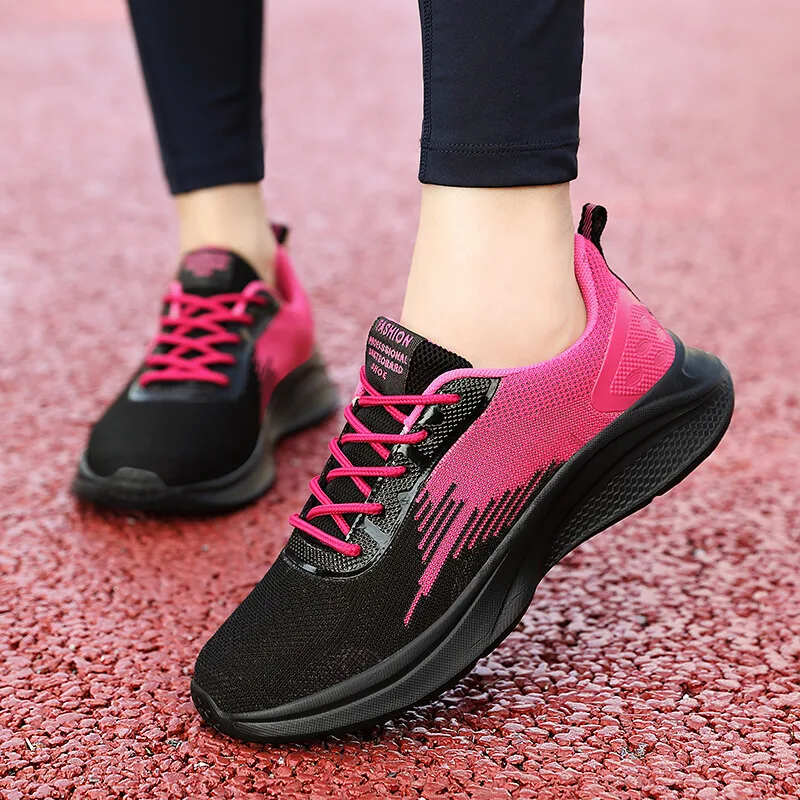 Women Round Toe Lightweight Running Shoes Outdoor Casual Sports Shoes