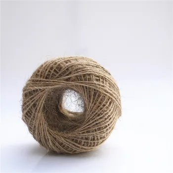 

100M straw Jute Twine Natural Burlap Hessian Cord Hemp Rope String Gift Packing Strings Event & Party Supplies Christmas