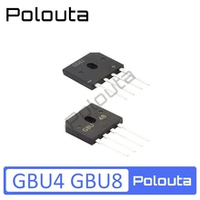 Polouta – redresseur de pont plat à 4 pieds, semi conducteur en ligne, Simistor, lot de 10 pièces, Gbu8j Gbu8k Gbu4b Gbu4a/D/J/K/M