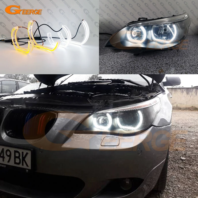 Для BMW E60 E61 525i 530i 540i 545i M5 Pre LCI ультра яркий дневной светильник с поворотным