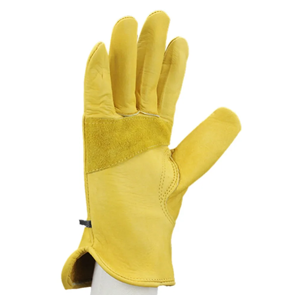Рабочие защитные перчатки из воловьей кожи для сада, мотоциклетная одежда для вождения, износостойкие сварочные защитные мастерские
