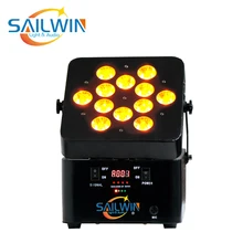 8X LOT12* 15 Вт 5в1 RGBAW беспроводной DMX512 светодиодный светильник с номинальной яркостью Freedoom светодиодный тонкий светильник может работать в течение 8-10 часов
