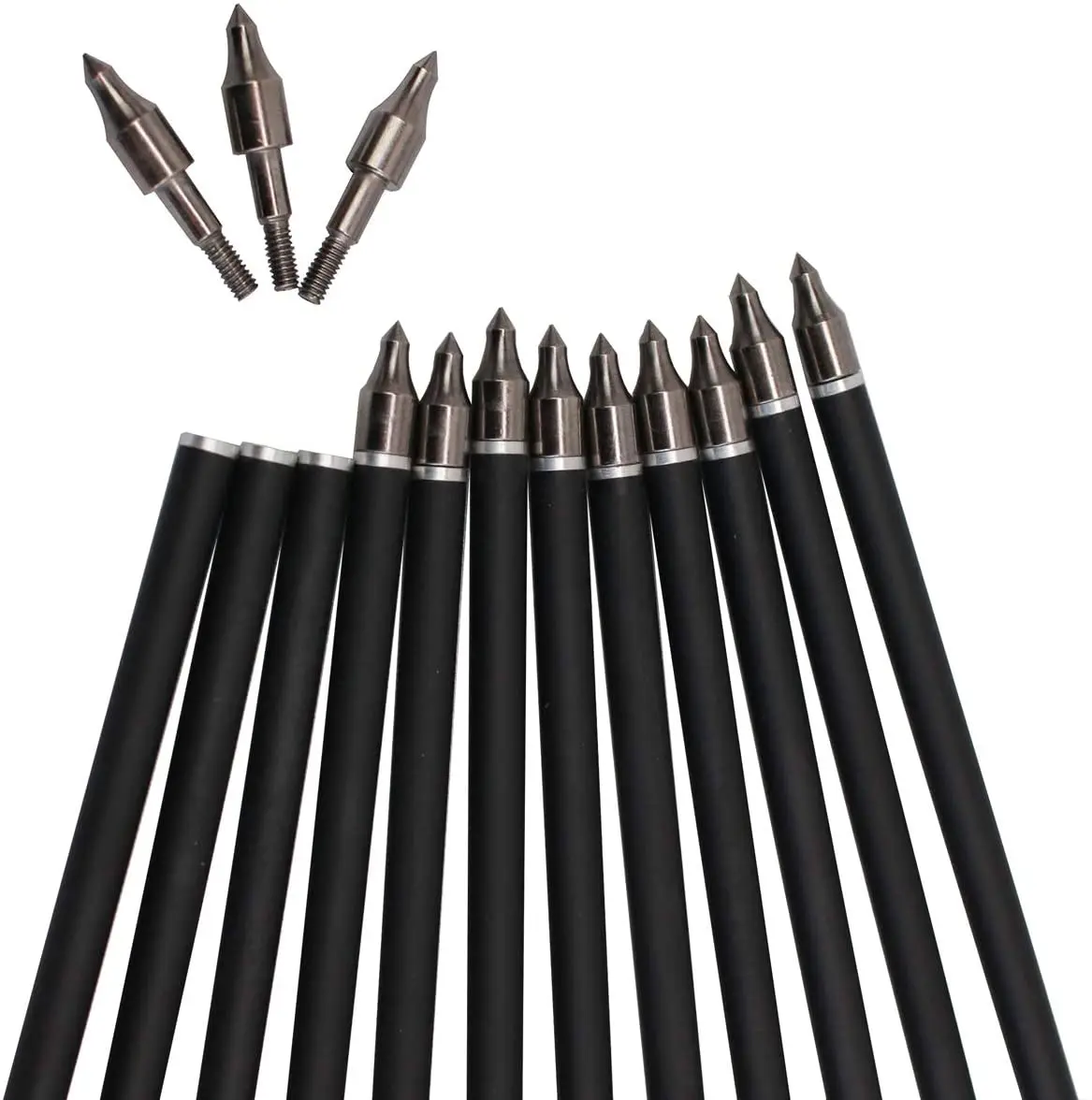Aluminum Crossbow Bolts Arrows 16 18 20 22 Inch with 3