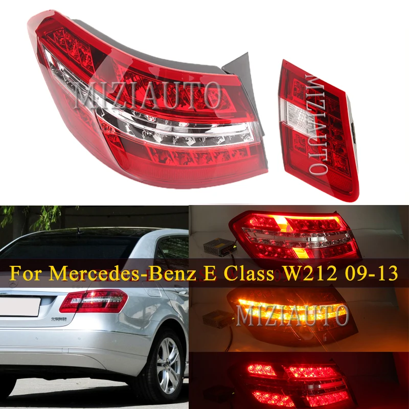 Светодиодные задние светильник для Mercedes Benz E Class W212 2009 2013 Седан заднего бампера